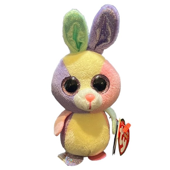 TY Beanie Baby Dotty Finley Bloom Retired Boos Rainbow Leopard Fox Bunny Plush - Picture 2 of 14